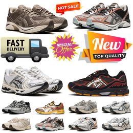 2024 Fashion New Gel Tigers Platform Leather Running Shoes Low Womens Mens Nyc Walking Jogging Trainers White Clay Canyon Cream Black Metallic Plum Sneakers