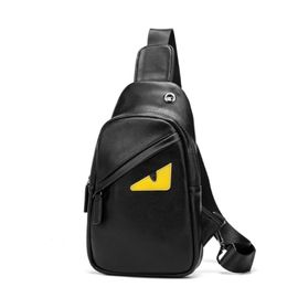 luxurys Sling Bag Men's Leather Shoulder for Casual Travel Messenger Bags Men designer Crossbody handbag Day Packs Chest Pack 297g