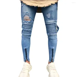Women's Jeans Women Clothes Jean Pants For Ripped Trousers Rip Distressed Men Slim Skinny Short Boots