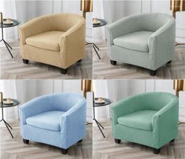 Chair Covers Polar Fleece Tub Cover Elastic Armchair With Seat Cushion Sofa Slipcover For Living Room Furniture Protector5494876