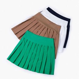 Lu Align Shorts Summer Sport Sprg and Summer s style skirts anti-exposure built- shorts yoga quick-dryg fiess tennis skirt LL Lmeon Gym Woman