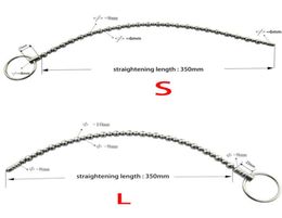 Stainless Steel Urethral Beads Sounding Rod Solid Sound Dilators Dilatation Pinis Penis Plug Male Sex Toys Urethra 2108201684567