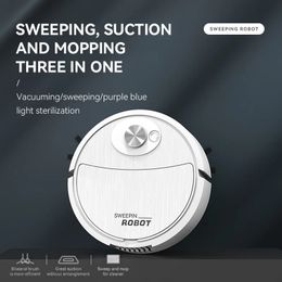 3-in-1 intelligent sweeping robot household sweeping machine and vacuum UV wireless vacuum cleaner household sweeping robot 240510
