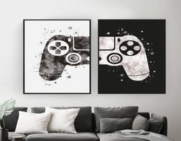 Funny Paintings Boys Game Posters Wall Art Canvas Painting Prints Gamepad Illustration for Kids Room Decoration Game Pictures Joys9413404