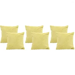 Pillow 6 Pcs Case Decorative Household Pillowcases Multi-function Boho Covers Comfortable Couch Throw Solid Square