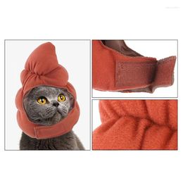 Cat Costumes Pet Hat Neck And Ear Warmer Poop-shape Party Costume Accessories