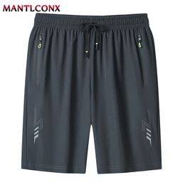 Summer Casual Loose Mens Shorts Quick Dry Elastic Gym Fitness Men Sports Running Jogging Workout Short Pants Man Black 240517