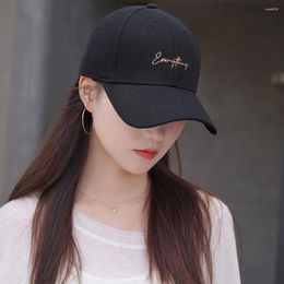 Ball Caps Korean Style Letters Baseball Cap Trendy Sweet Hat Adjustable Sport Peaked