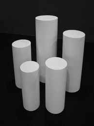 Party Decoration 2022 Round Floor White Cake Table Pedestal Stand Cylinder Plinth DIY Wedding Decorations1289636