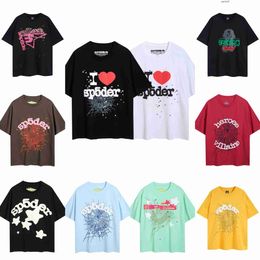 Men t Shirt Designer 555 Young Thug Short Sleeve Quality Foaming Printing Web Pattern Tshirt Fashion Top Size S-xl 9NRN 9NRN Q4EQ