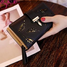 Wallets Gusure Women Simple Clutch Bag Phone Purses Long For Girl Ladies Brand Designe Coin Pocket Card Holder