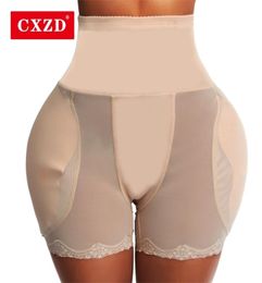 Womens Shapers CXZD Women Butt Lifter Shapewear Waist Tummy Control Body Underwear Shaper Pad Panties Fake Buttocks Sexy Lace Ling8750472