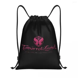 Shopping Bags Custom Tomorrowland Drawstring Bag For Yoga Backpacks Women Men Sports Gym Sackpack