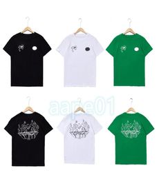 Fashion Brand Mens T Shirts Designer Dancer DJ Print Green Shirt Man Womens High Quality Summer Short Sleeve Tees Asian Size SXL1018387