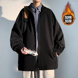 Men's Jackets Men Spring Clothing Korean Style Clothes Harajuku Loose Fitting Outerwear Thickening Original Coats