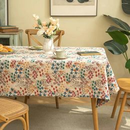 Table Cloth American Tablecloth Chenille Fabric Jacquard Decorative Mat