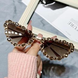 Sunglasses Cat Eye Vintage Heart For Women Luxury Sun Glasses Lady Retro Hip Hop Cool Eyewear Outdoor Beach Shade Eyeglasses