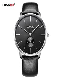 LONGBO Luxury Quartz Watch Casual Fashion Leather Strap Watches Men Women Couple Watch Sports Analog Wristwatch Gift 802867835152