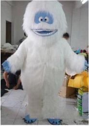 2019 White Snow Monster Mascot Costume Adult Abominable Snowman Monster Mascotte Outfit Suit Fancy Dress7130850