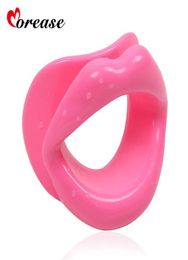 Mouth Gag Open Sexy Lips Rubber Mouth Stuffed Oral Toys Fixation For Women Adult Games Sex Products Toys Bdsm Bondage Erotic C18111137222
