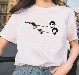 Summer Short Sleeve Tee Shirt Femme Harajuku Valentines Day Movie Leon The Professional T Women Tops Casual3422562