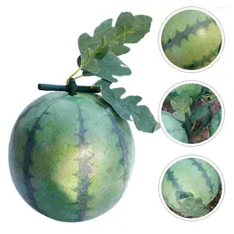 Party Decoration Simulated Watermelon Fruit Desktop Fake Decor Pography Props Foam Ornament Toy