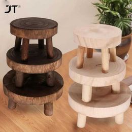 Planters Pots Wooden plant supports flowerpot base supports footstools indoor and outdoor gardens juicy pots trays flower display racksQ240517
