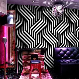 Wallpapers KTV Wallpaper Song Hall Flash Wall Cloth 3D Reflective Bar Personalised Creative Corridor Background