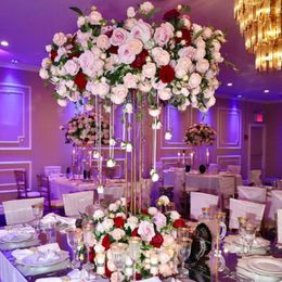 Party Decoration 5pcs/100cm/140cmwedding Table Backdrop Pedestal Display Arch Flower Stand For Bridal Shower Birthday Gathering