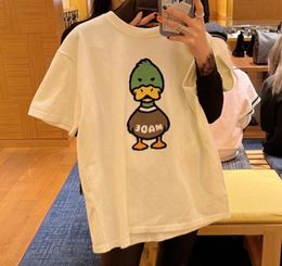 2022SS designer t shirt whole top embroidery craft ducks joint design mens shirts 100cotton Men womens tshirt Asian M4XL8481930