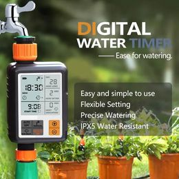 Automatic Digital Electronic Water Timer System Garden Irrigation Watering Timer Controller EU Plug US Plug 240510