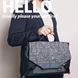 Storage Bags Waterproof Laptop Sleeve Bag 13 14 15 15.6 Inch Men Women Notebook Case Fashion Reflective Business Travel Briefcase