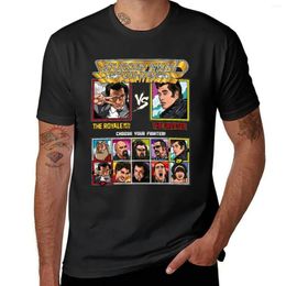 Men's Tank Tops John Travolta Saturday Night Fighter T-Shirt Oversized Blacks Mens White T Shirts