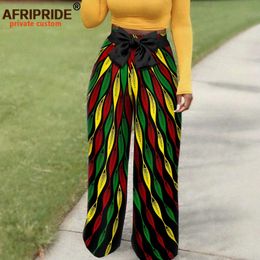 African Clothes for Women Pants High Waist Print Plus Size Casual Joggers Streetwear Sweatpants Trousers Oversized A2121001 240514