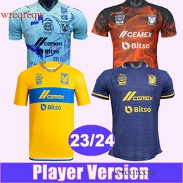 23 24 Tigres de la UANL Mens Soccer Jerseys Player Version GIGNAC NICO D. REYES PIZARRO AQUINO L. QUINONES FULGENCIO Home Away 3rd Special Edition Football