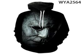 Men039s Hoodies Sweatshirts Autumn Halloween Horror Michael Myers 3D Print Men Women Children Cool Gothic PulloverMen039s5504382