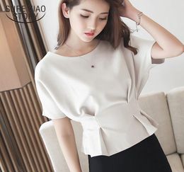 Fashion women tops korean fashion clothing chiffon blouse Solid Batwing Sleeve plus size tops shirts ladies tops 3624 50 2009241823660