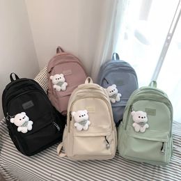 Female Fashion Lady High Capacity Waterproof College Backpack Trendy Girls Laptop School Bags Cute Girl Travel Book Bag 240515