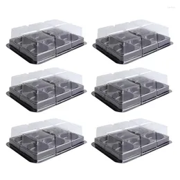 Bakeware Tools 100 PCS Transparent Muffin Cupcake Mochi Container Cookie Carrier Food Packaging Box