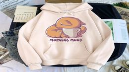 Men039s Hoodies Sweatshirts Cute Cartoon Cat Morning Mood Tracksuit Creativity Hip Hop Hoodie Men Casual Harajuku Clothing Co3000611