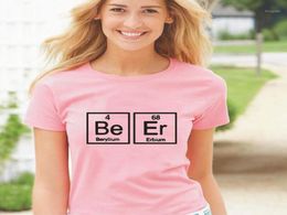 Women039s TShirt Summer Parody Periodic Table Of Beer T Shirt Women Tops Funny Harajuku Tee Femme Short Sleeve Casual Camisas 6713517