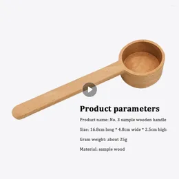 Coffee Scoops Wooden Spoon Easy To Use Convenient Necessary Bake Innovation Measuring Cup Multifunction Durable