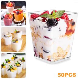 Disposable Cups Straws 150ml Plastic Dessert Transparent Party Ice Cream Cup Scoop Sets DIY Wedding Birthday Supplies