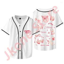 Men's Jackets Chappell Roan Logo Baseball Jacket Midwest Princess Tour Merch T-shirts Summer Women Men Fashion Casual Tee