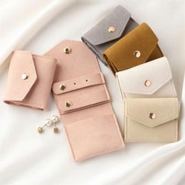 Jewellery Pouches Velvet Organiser Roll Up Bag Travel Portable Case Bracelet Ring Necklaces Earring Display Pouch Storage