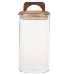 Storage Bottles Food Container Glass Sealed Jar Coffee Canisters Sugar Tea Pot Kitchen Containers Grain Tank