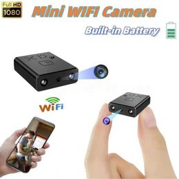 Wireless Camera Kits Mini 1080P highdefinition WIFI camera with builtin battery infrared night vision human body camera IP remote monitoring camera cam J240518