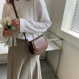 Evening Bags Xiuya Elegant Crossbody Bag Women Spring Fashion Korea Style Leather Handbag Designer Vintage Solid Colour Casual Shoulder