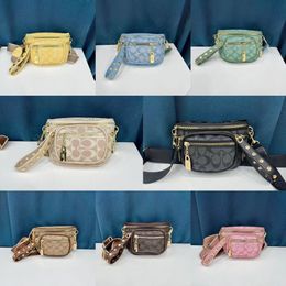 high quality Luxury Designers Waist Bags Classic Black Cellphone Case PU Style Handbags High Quality Designer Fanny Pack