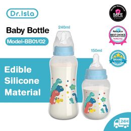 DrIsla 06 years Baby Bottle 150240ML Milk Silicone Pacifier A Free born PP Bottles 240513